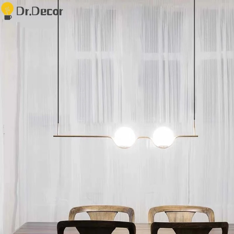 

Nordic Luxury Glass Led Pendant Lights Creative Designer Living Room Kitchen Home Decor Pendant Lamp Fashion Light Hanging Lamps