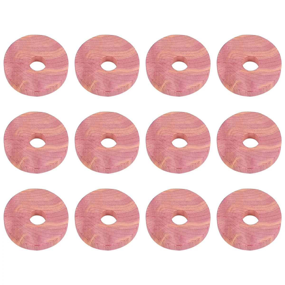 30pcs Cedar Fresh Red Cedar Wood Rings Aromatic Cedar Blocks Red Cedar Hangers for Closets and Drawers Clothes Storage Protector 
30pcs Cedar Fresh Red Cedar Wood Rings Aromatic Cedar Blocks Red Cedar Hangers for Closets and Drawers Clothes Storage Protector