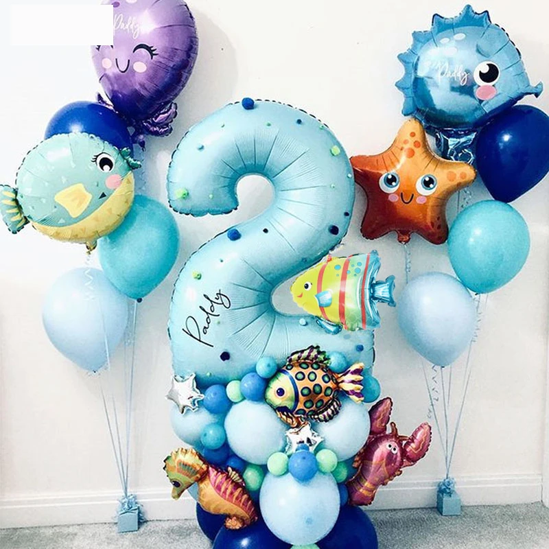 44pcs Under Sea Animal Balloon Ocean World Mermaid Party Decor Starfish Balloons Happy 1 2 3 year Birthday Decor Baby Shower
44pcs Under Sea Animal Balloon Ocean World Mermaid Party Decor Starfish Balloons Happy 1 2 3 year Birthday Decor Baby Shower
