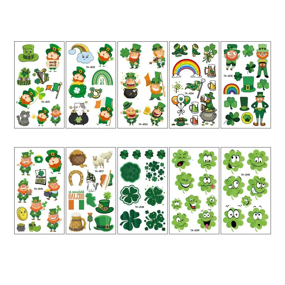 Party Decorations Waterproof Green Hat Disposable Temporary Tattoo Fake Tattoo St Patricks Day Tattoo Sticker Shamrock 
Party Decorations Waterproof Green Hat Disposable Temporary Tattoo Fake Tattoo St Patricks Day Tattoo Sticker Shamrock