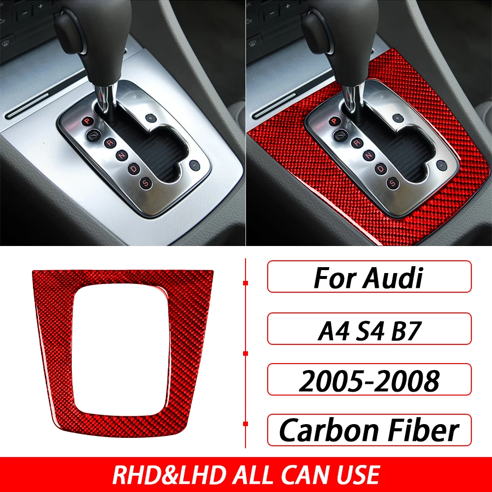 Для Audi A4 S4 B7 2005-2008 автомобильные аксессуары из настоящего углеродного волокна, набор панелей переключения передач, отделка, внутренняя наклейка, модификация
Для Audi A4 S4 B7 2005-2008 автомобильные аксессуары из настоящего углеродного волокна, набор панелей переключения передач, отделка, внутренняя наклейка, модификация