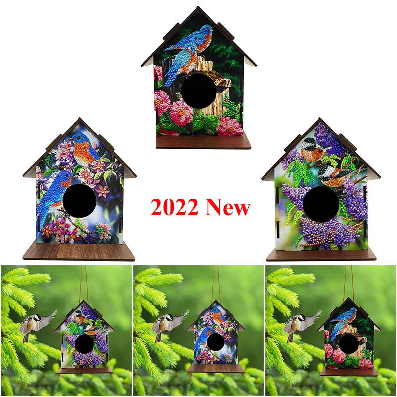 2022 New Arrival DIY Diamond Painting Wooden Bird Nest Handmade Crafts Birds House Park Decoration Hanging Bird Nests Creative
2022 New Arrival DIY Diamond Painting Wooden Bird Nest Handmade Crafts Birds House Park Decoration Hanging Bird Nests Creative