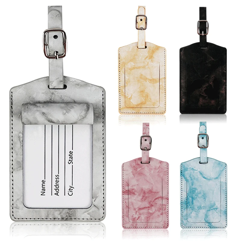 PU Leather Luggage Tags for Suitcase Travel Accessories ID Addres Name Holder Baggage Boarding Tag Portable Label Luggage Tag
PU Leather Luggage Tags for Suitcase Travel Accessories ID Addres Name Holder Baggage Boarding Tag Portable Label Luggage Tag