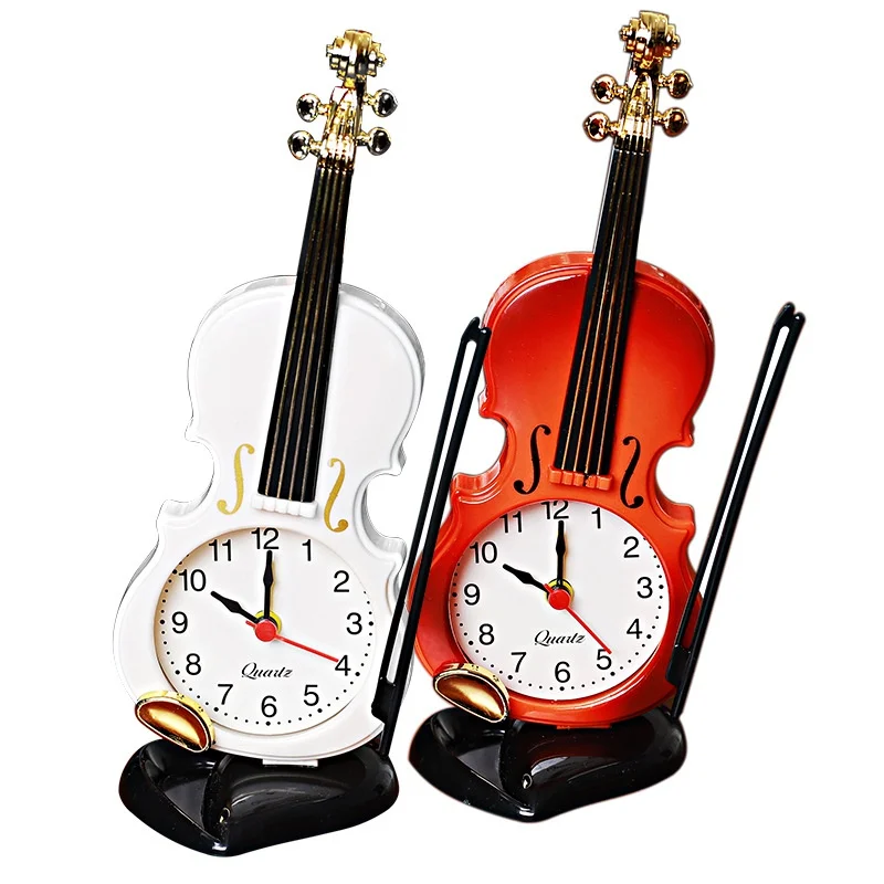 Violin Students Use Alarm Clock Creative Fashion Simple European Style Children's Cute Cartoon Bedside Retro Ornament Decoration 
Violin Students Use Alarm Clock Creative Fashion Simple European Style Children's Cute Cartoon Bedside Retro Ornament Decoration