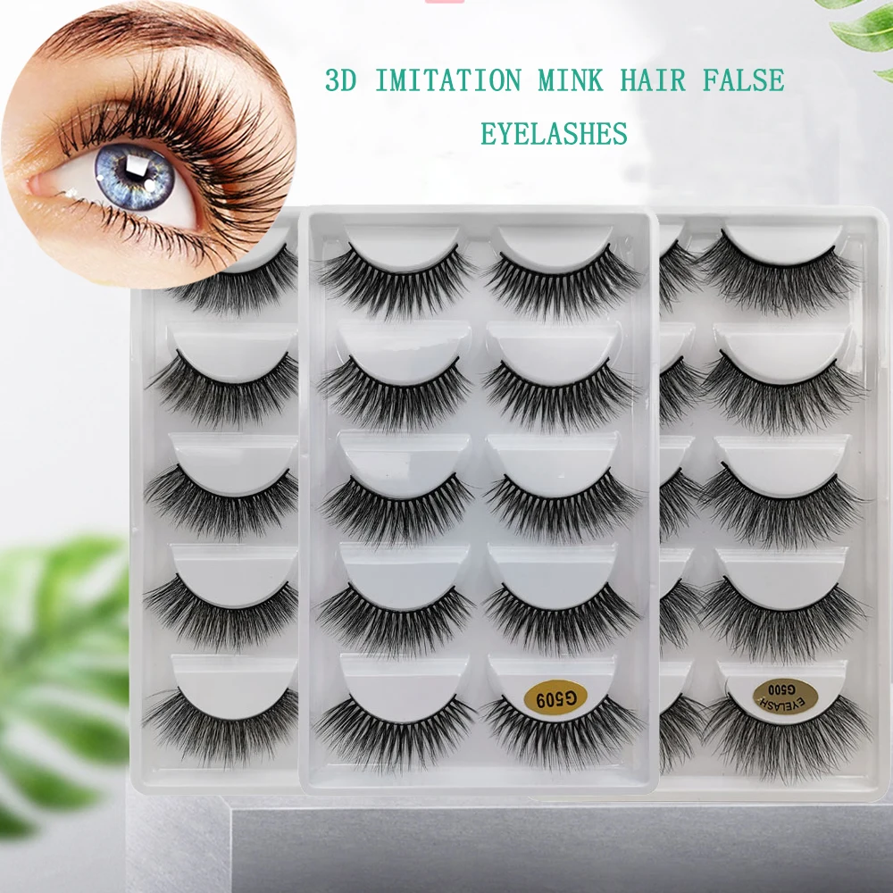 5 Pairs 3D Lashes Profession Soft Wispy Volume Natural False Eyelashes Eye Lashes Reusable Eyelashs Female Makeup Cosmetics
5 Pairs 3D Lashes Profession Soft Wispy Volume Natural False Eyelashes Eye Lashes Reusable Eyelashs Female Makeup Cosmetics