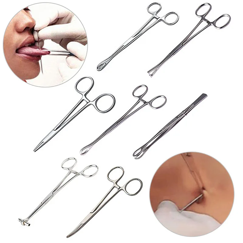 1PCS Surgical Steel Opening Closing Needle Ball Clamp Plier Different Open Shape Tweezers Piercing Professional Puncture Tool
1PCS Surgical Steel Opening Closing Needle Ball Clamp Plier Different Open Shape Tweezers Piercing Professional Puncture Tool