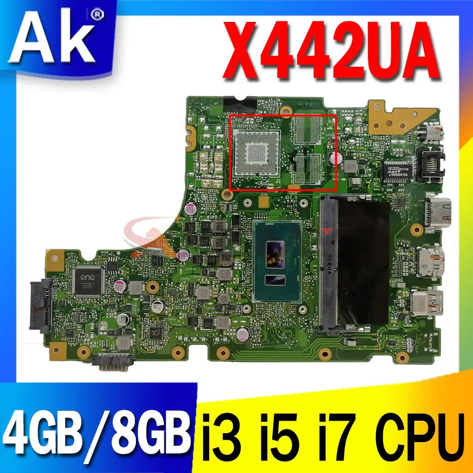 Материнская плата X442UA i3 i5 i7 с процессором 4 ГБ, 8 ГБ ОЗУ для ASUS VivoBook 14 x442hid X442UQR X442UN X442UR материнская плата для ноутбука
Материнская плата X442UA i3 i5 i7 с процессором 4 ГБ, 8 ГБ ОЗУ для ASUS VivoBook 14 x442hid X442UQR X442UN X442UR материнская плата для ноутбука
