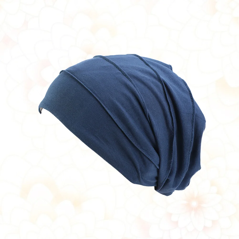 1pc Female Double-layer Night Hat Multi-function Night Sleeping Head Cover Dark Blue
1pc Female Double-layer Night Hat Multi-function Night Sleeping Head Cover Dark Blue