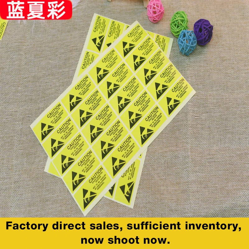Attention Caution Sticky Sticker Adhesive Anti-static Warning Label Reminder For ESD Static Sensitive Device Electronic Componen
Attention Caution Sticky Sticker Adhesive Anti-static Warning Label Reminder For ESD Static Sensitive Device Electronic Componen