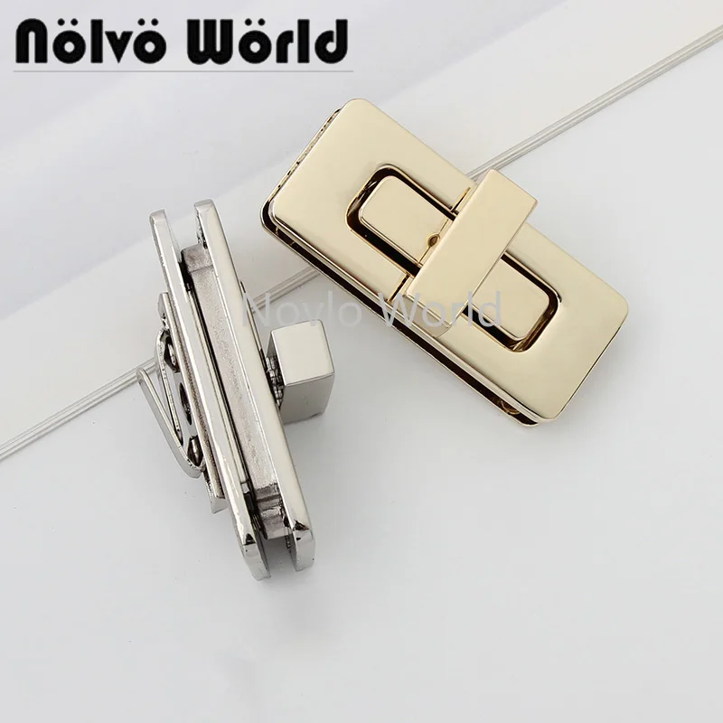 10-30 pieces 2 colors 43*19mm Rectangle Metal Nickel and Light Gold Color Twist Locks for Sling Bag
10-30 pieces 2 colors 43*19mm Rectangle Metal Nickel and Light Gold Color Twist Locks for Sling Bag