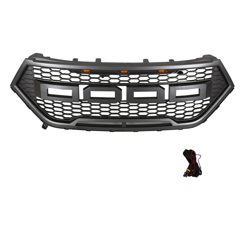 Black Front Grill Bumper Grille Fit For FORD EDGE 2016-2018 With Led Lights And Letters
Black Front Grill Bumper Grille Fit For FORD EDGE 2016-2018 With Led Lights And Letters