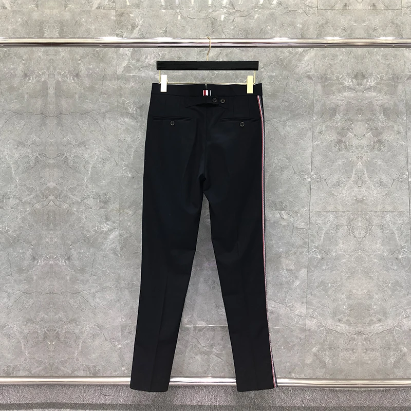 TB THOM 2022 Fashion Pants Men Casual Wool Suit Pants Men's Business Blue-white Stripes Spring Autumn Formal Trousers
TB THOM 2022 Fashion Pants Men Casual Wool Suit Pants Men's Business Blue-white Stripes Spring Autumn Formal Trousers