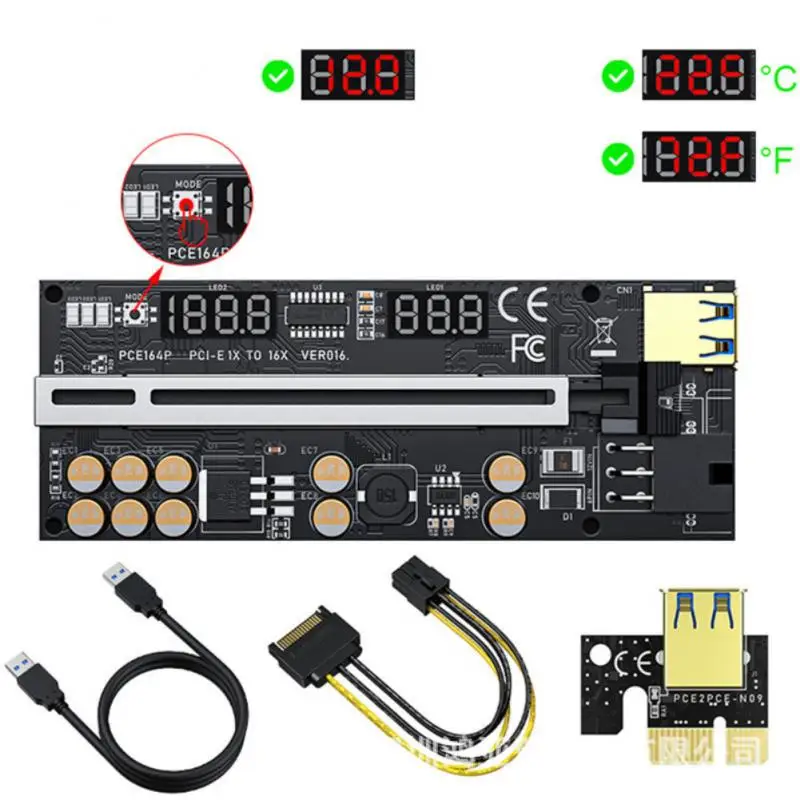 Лидер продаж, Райзер-карта VER016 PCI-E, Райзер VER016 PCI Express, 1X до 16X, удлинитель, 6-контактный адаптер GPU Mining USB 3,0 PCIE Райзер для видеокарты
Лидер продаж, Райзер-карта VER016 PCI-E, Райзер VER016 PCI Express, 1X до 16X, удлинитель, 6-контактный адаптер GPU Mining USB 3,0 PCIE Райзер для видеокарты
