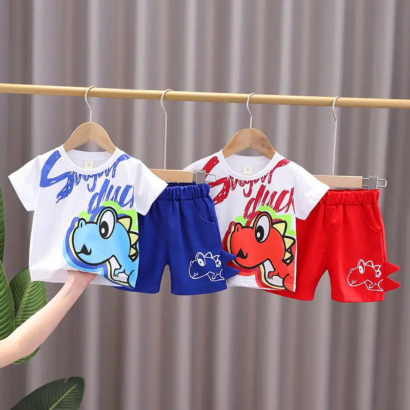 2022 Summer Children Outing Clothes Baby Boy Girl Printe Dinosaur Cartoon Shorts 2Pcs/Set Infant Kids Fashion Toddler Tracksuit
2022 Summer Children Outing Clothes Baby Boy Girl Printe Dinosaur Cartoon Shorts 2Pcs/Set Infant Kids Fashion Toddler Tracksuit