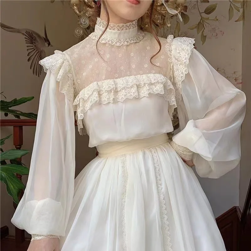 Vintage Cottage Chiffon Gatsby Dress Fairy Woman Chic Romantic Lace Lantern Sleeve Retro Princess Dresses Vestido Festa Faldas
Vintage Cottage Chiffon Gatsby Dress Fairy Woman Chic Romantic Lace Lantern Sleeve Retro Princess Dresses Vestido Festa Faldas