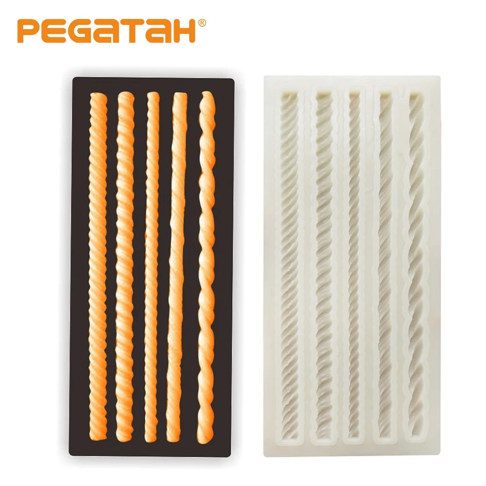 Hemp Rope Silicone Molds Sugarcraft Cake Moulds Chocolate Fondant Christmas Lace Mould DIY Cake Decorating Tools
Hemp Rope Silicone Molds Sugarcraft Cake Moulds Chocolate Fondant Christmas Lace Mould DIY Cake Decorating Tools