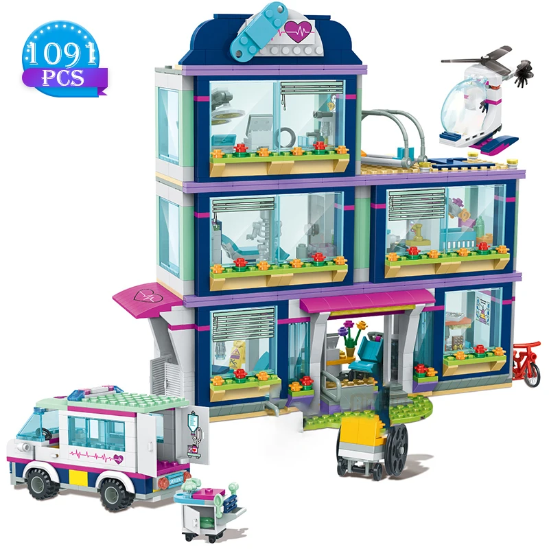 Legp Friends Series 41318 Heartlake City Building Blocks Diy Hospital Model Bricks Assembly Educational Toys for Girls Gifts
Legp Friends Series 41318 Heartlake City Building Blocks Diy Hospital Model Bricks Assembly Educational Toys for Girls Gifts