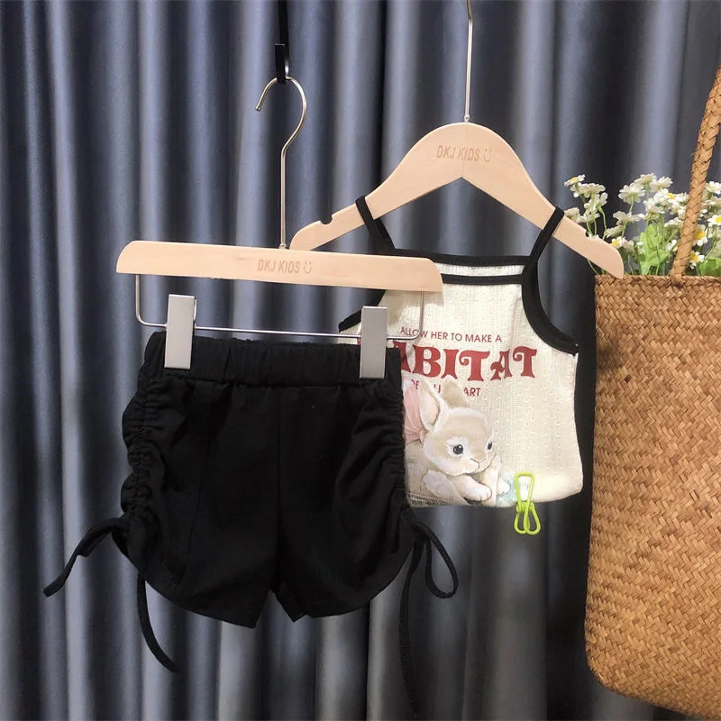 Summer Girls Sling Suit Baby Girl Clothes Two-piece Top Tee And Shorts Fashion Baby Clothes Cute Animal Print
Summer Girls Sling Suit Baby Girl Clothes Two-piece Top Tee And Shorts Fashion Baby Clothes Cute Animal Print