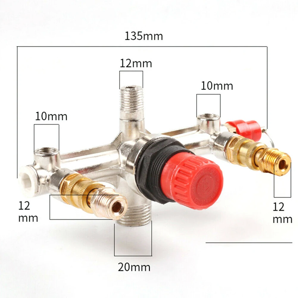 Durability Industrial Air Compressor Control Switch Regulate Valve Manifold Regulator Practical 220V 90-120PSI
Durability Industrial Air Compressor Control Switch Regulate Valve Manifold Regulator Practical 220V 90-120PSI
