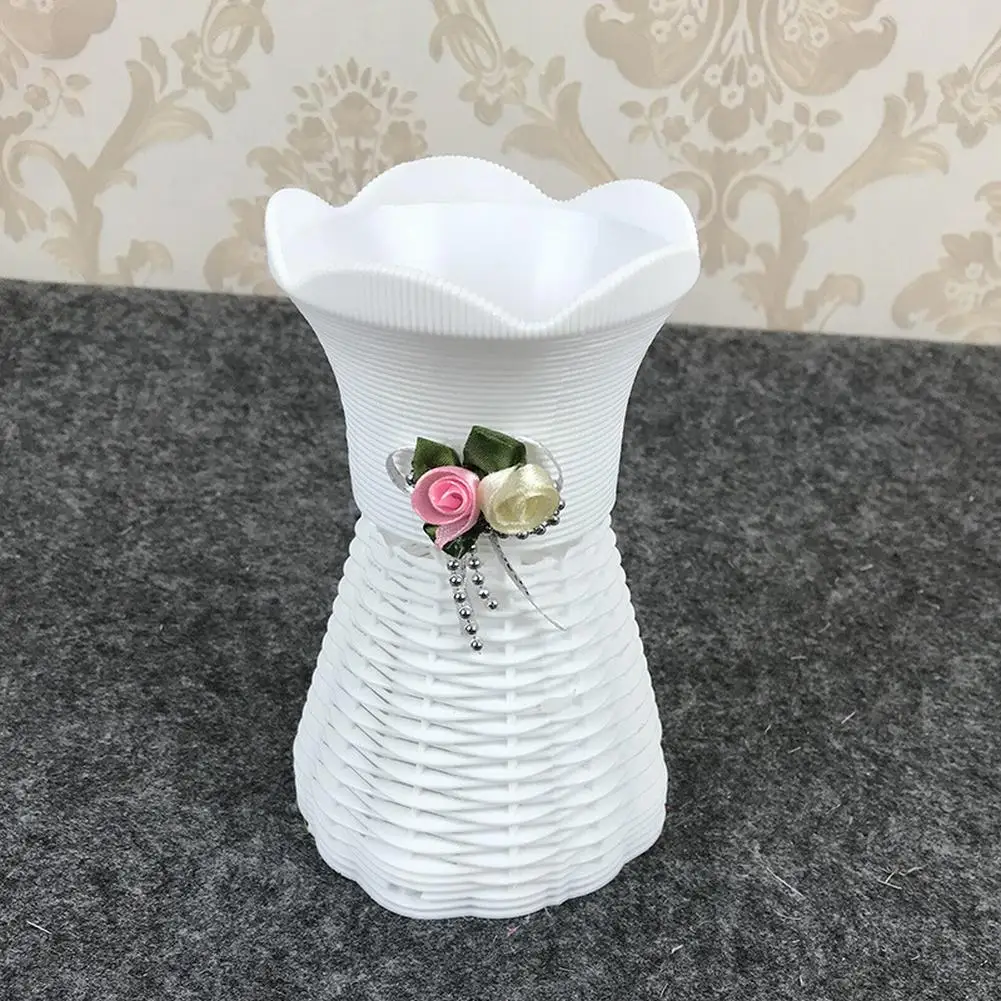 16cm Plastic Vase White Flower Arrangement Vase Flower Basket For Hotel Office Cafe Shop Home Decoration
16cm Plastic Vase White Flower Arrangement Vase Flower Basket For Hotel Office Cafe Shop Home Decoration