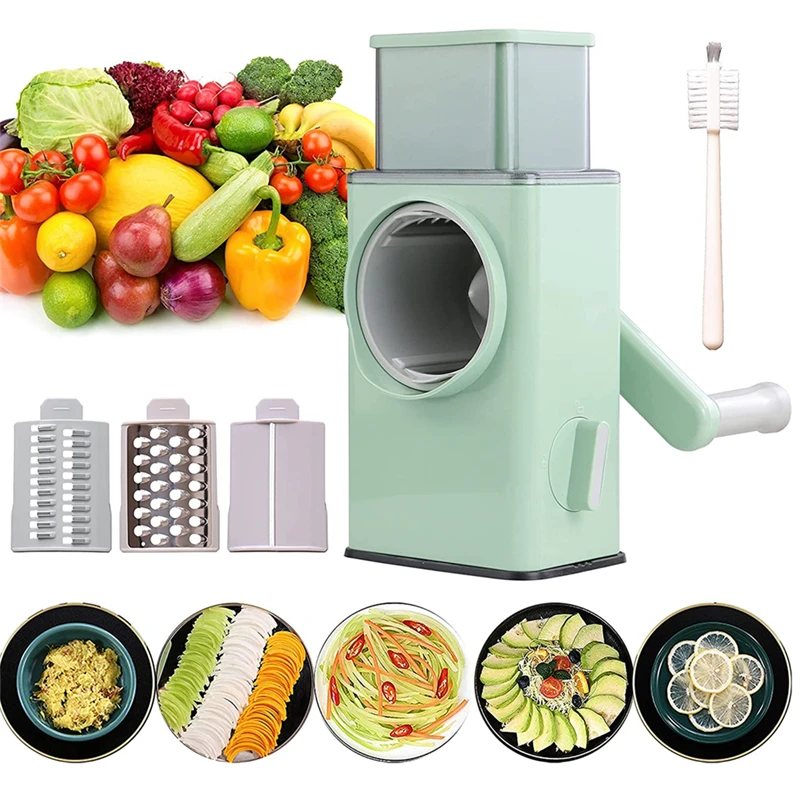 3 in 1 Multifunction Vegetable Slicer Manual Kitchen Accessories Grater Vegetable Chopper Round Cutter Potato Garlic Shredder
3 in 1 Multifunction Vegetable Slicer Manual Kitchen Accessories Grater Vegetable Chopper Round Cutter Potato Garlic Shredder