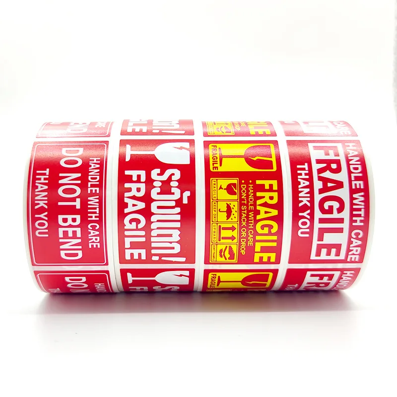 250Pcs/Roll Stickers Hazard Sign DIY Decoration Fragile Warning Label Heat Resistance Copper Self-adhesive Logistics Accessories
250Pcs/Roll Stickers Hazard Sign DIY Decoration Fragile Warning Label Heat Resistance Copper Self-adhesive Logistics Accessories