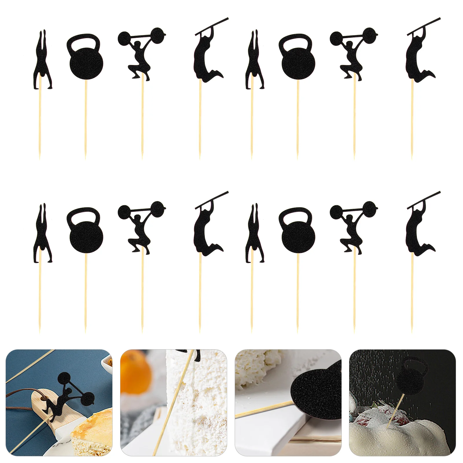 48 Pcs Boys Sports Gifts Kids Decor Gym Cupcake Toppers Birthday Cake Cupcake Pick Gymnastics Cupcake Ornaments Black Trim
48 Pcs Boys Sports Gifts Kids Decor Gym Cupcake Toppers Birthday Cake Cupcake Pick Gymnastics Cupcake Ornaments Black Trim