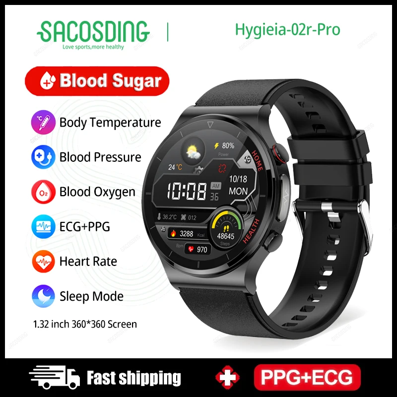 Blood Sugar ECG+PPG New Smart Watch Men Sangao Laser Health Heart Rate Blood Pressure Fitness Watches IP68 Waterproof Smartwatch
Blood Sugar ECG+PPG New Smart Watch Men Sangao Laser Health Heart Rate Blood Pressure Fitness Watches IP68 Waterproof Smartwatch