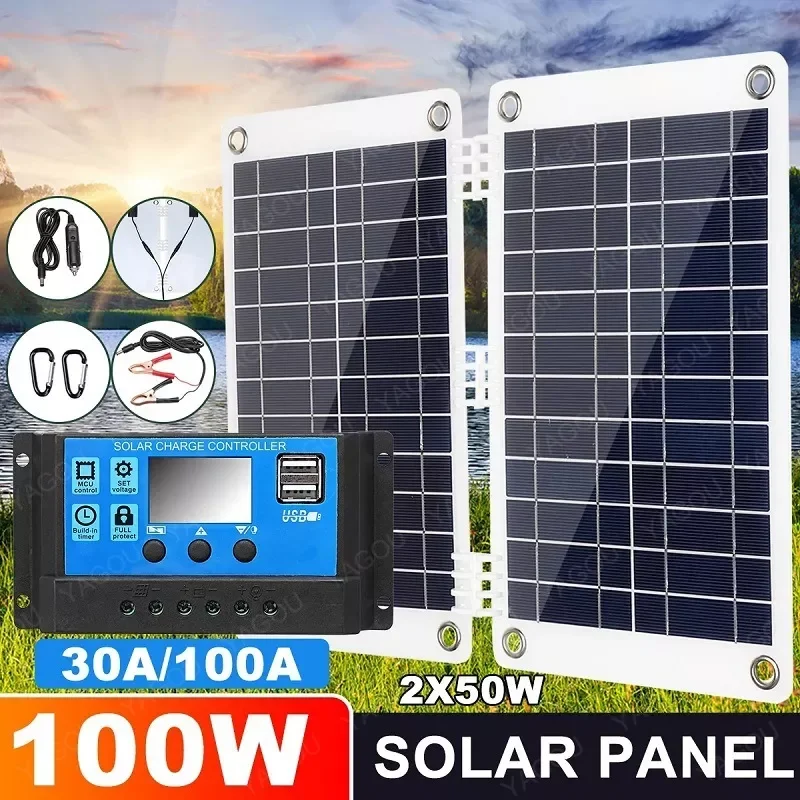 NEW2023 12V/5V Outdoor Folding Solar Charger Solar Panel Plate Set Complete Kit for Motor Car RV Battery Healthy Cell Safe Charg
NEW2023 12V/5V Outdoor Folding Solar Charger Solar Panel Plate Set Complete Kit for Motor Car RV Battery Healthy Cell Safe Charg
