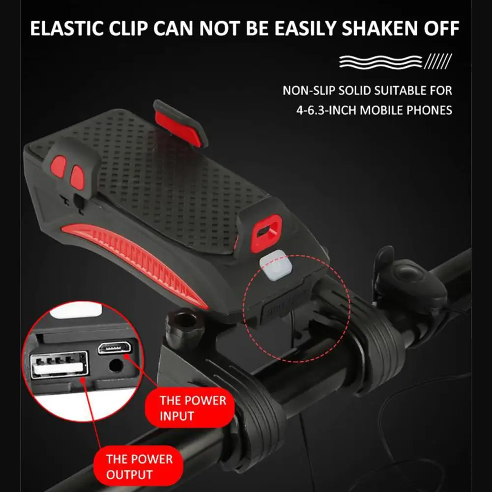 Bicycle Headlight Front Light Bike Horn Lamp Cycling Phone Holder Flashlight Rechargeable Battery Bike Accessories for Xiaomi
Bicycle Headlight Front Light Bike Horn Lamp Cycling Phone Holder Flashlight Rechargeable Battery Bike Accessories for Xiaomi
