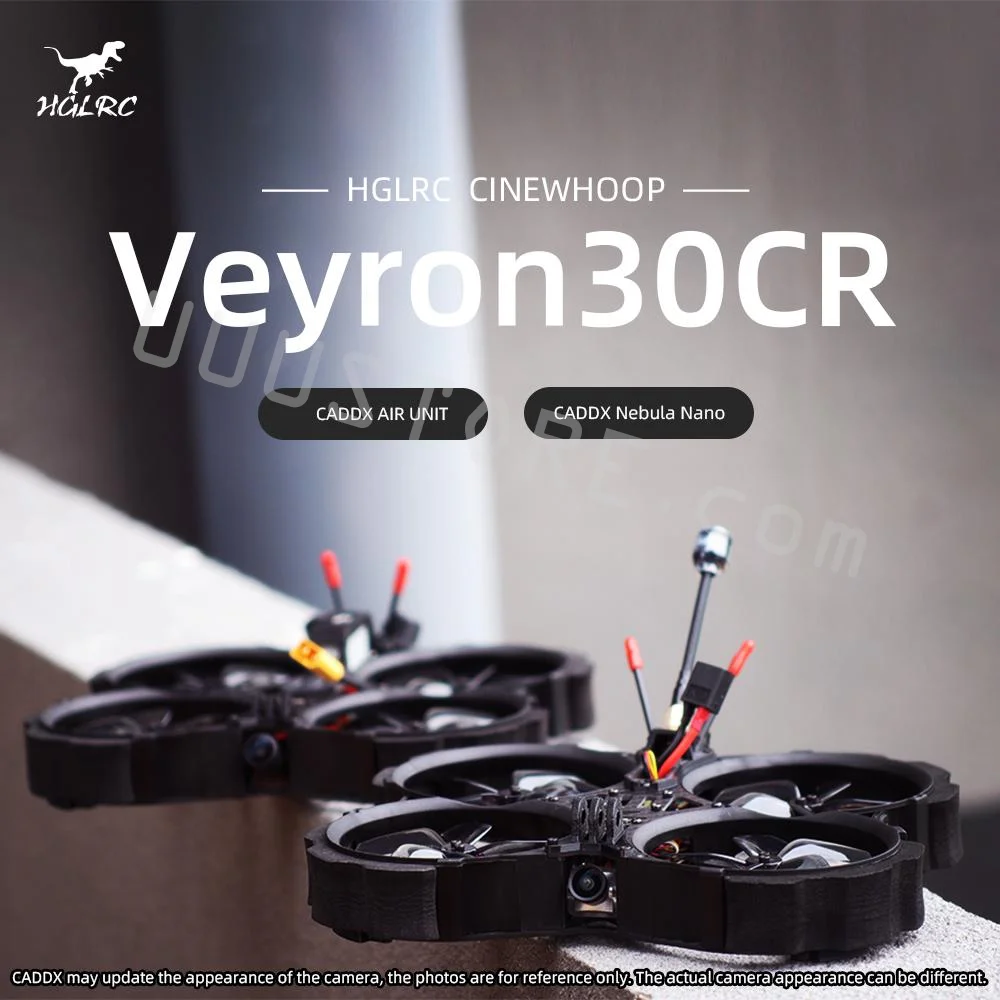 HGLRC Veyron30CR HD 3inch FPV Drone Zeus F722 Mini FC 28A ESC DJI Air Unit CADDX Polar Vista Kit 2004 4S 6S Motor RC Quadcopter
HGLRC Veyron30CR HD 3inch FPV Drone Zeus F722 Mini FC 28A ESC DJI Air Unit CADDX Polar Vista Kit 2004 4S 6S Motor RC Quadcopter