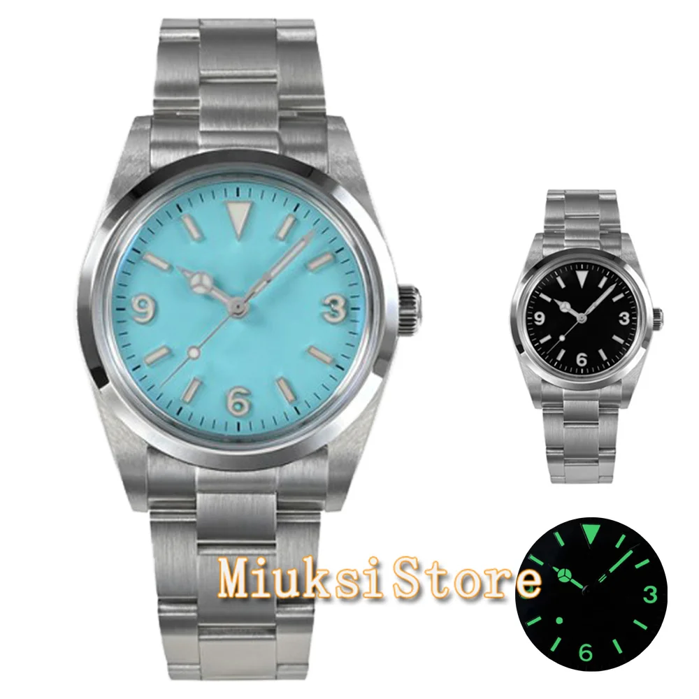 Luxury Watch 36mm Explore Climbing Men's Fashion Automatic Watch Silver case 369 Sterile Dial Sapphire Glass NH35 Movement
Luxury Watch 36mm Explore Climbing Men's Fashion Automatic Watch Silver case 369 Sterile Dial Sapphire Glass NH35 Movement
