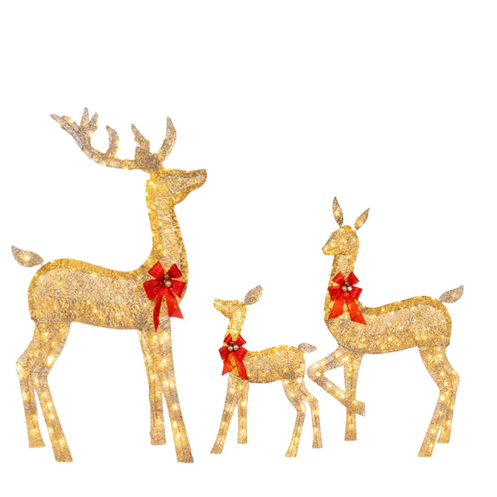 3pcs/set Christmas Deer Lightings Acrylic Reindeer Decorations Christmas Decor Home Decor Outdoor Garden Decor Holiday Decor
3pcs/set Christmas Deer Lightings Acrylic Reindeer Decorations Christmas Decor Home Decor Outdoor Garden Decor Holiday Decor