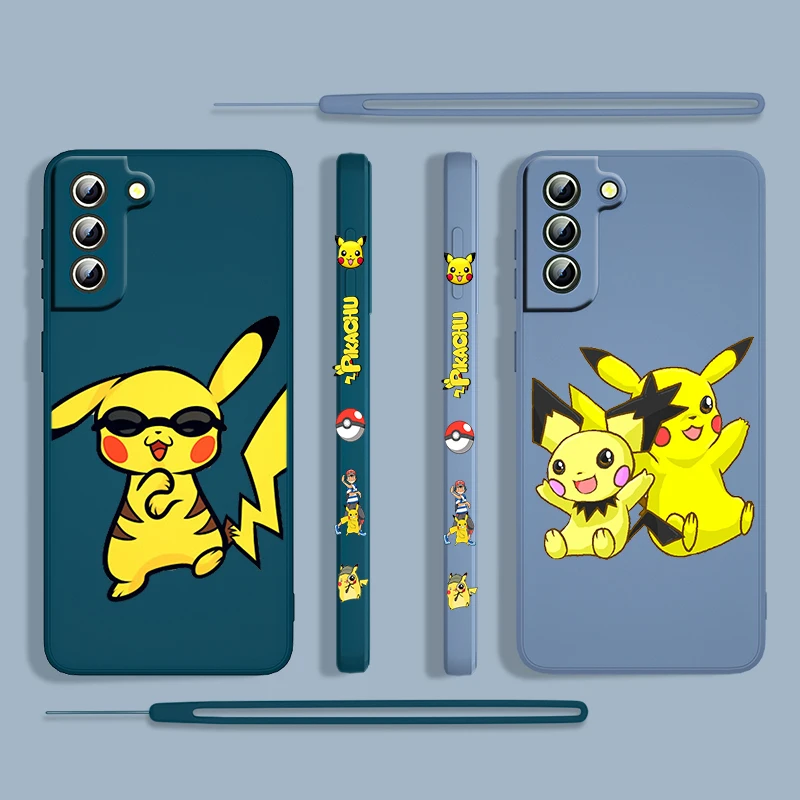 Pikachu Anime Cartoon For Samsung Galaxy S22 S21 S20 S10 Note 20 10 Ultra Plus Pro FE Lite Liquid Left Rope Silicone Phone Case
Pikachu Anime Cartoon For Samsung Galaxy S22 S21 S20 S10 Note 20 10 Ultra Plus Pro FE Lite Liquid Left Rope Silicone Phone Case