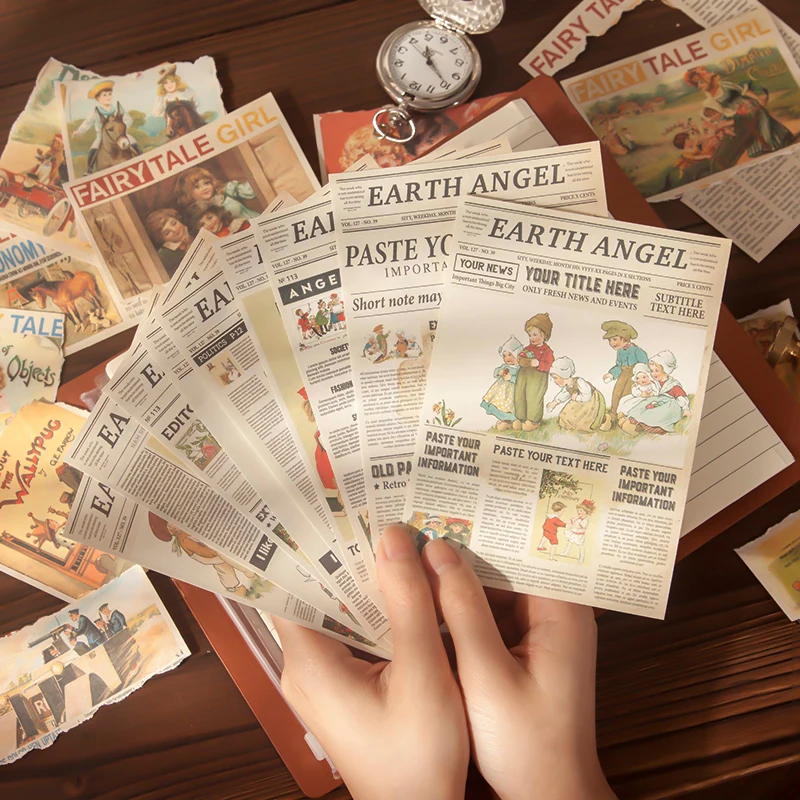 60 Pcs INS Fairy tale theme Vintage Scrapbooking material papr Decorative paper Diy Diary Album Stationery Collage material
60 Pcs INS Fairy tale theme Vintage Scrapbooking material papr Decorative paper Diy Diary Album Stationery Collage material