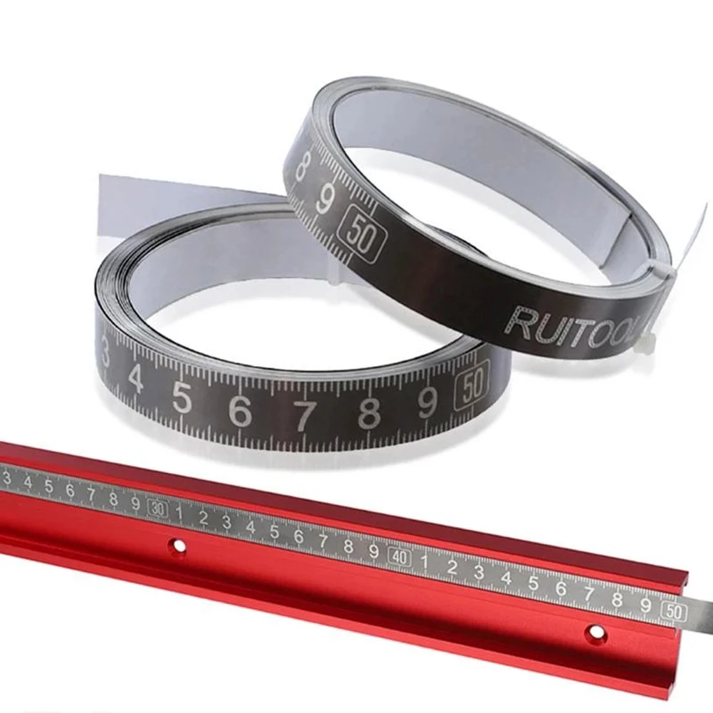 1m 2m Stainless Steel Self Adhesive Ruler Tape Measure Ruler Woodworking Rail Track Tape Measure Forward/Reverse/Medium
1m 2m Stainless Steel Self Adhesive Ruler Tape Measure Ruler Woodworking Rail Track Tape Measure Forward/Reverse/Medium