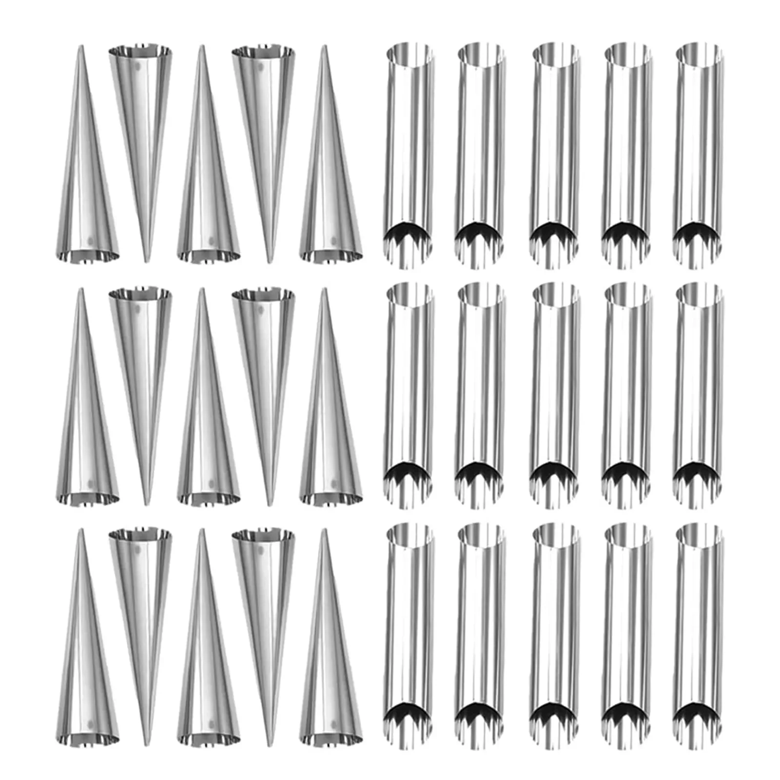 30Pcs Pastry Cream Horn Mold Waffle Cone Pastry Roll Horn Croissant Mold Cannoli Tubes Ice Cream Mold Baking Tools
30Pcs Pastry Cream Horn Mold Waffle Cone Pastry Roll Horn Croissant Mold Cannoli Tubes Ice Cream Mold Baking Tools