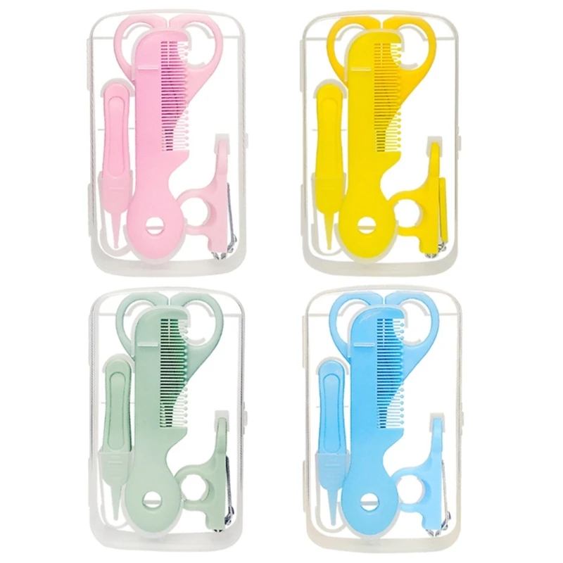 

57EE Newborn Pedicure Kit Nail Care Kit Fold Up Nail Clippers Baby Nail Repair Knife