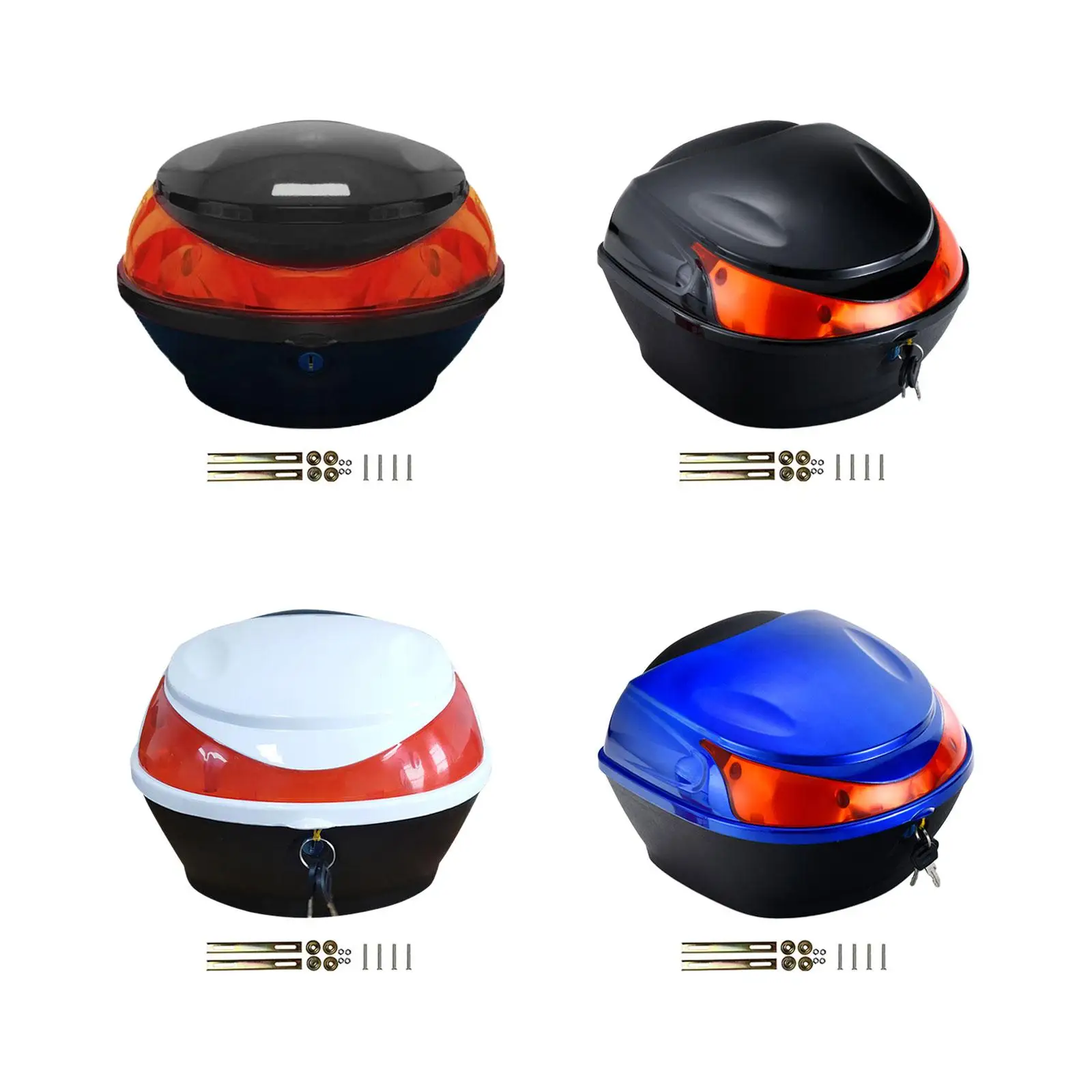 Motorbike Storage Case Motorcycle Rear Storage Box Secured Lock Buckle Sturdy Travel Motorcycle Trunk for Snacks Storage
Motorbike Storage Case Motorcycle Rear Storage Box Secured Lock Buckle Sturdy Travel Motorcycle Trunk for Snacks Storage