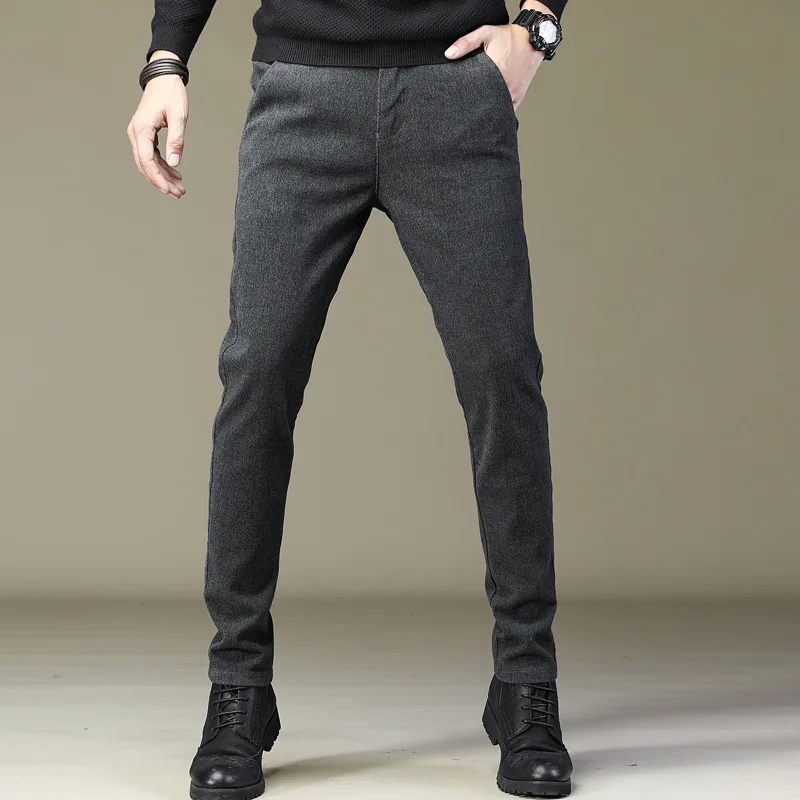 Thicken Slim Fit Stretch Pants Men 2022 Autumn Winter Warm Casual Business Trousers Male Pantalones Hombre
Thicken Slim Fit Stretch Pants Men 2022 Autumn Winter Warm Casual Business Trousers Male Pantalones Hombre