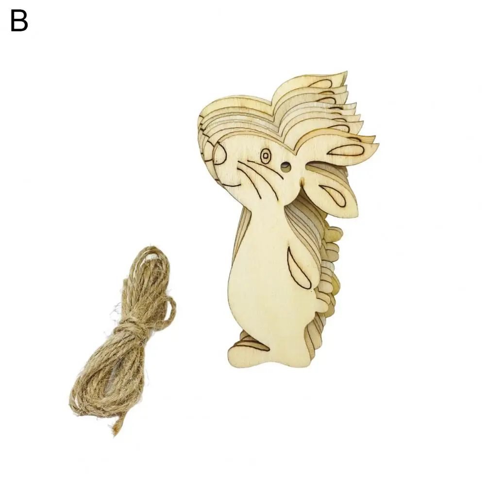 10Pcs Fashion Bunny Easter Ornaments Anti-deform Easter Ornaments Attractive Wooden Bunny Easter Pendants Gift
10Pcs Fashion Bunny Easter Ornaments Anti-deform Easter Ornaments Attractive Wooden Bunny Easter Pendants Gift