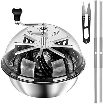 Bud Leaf Bowl Trimmer Machine Twisted Spin Cut for Plant and Flower with Upgraded Sharp Gears, Scissors Included, Silver
Bud Leaf Bowl Trimmer Machine Twisted Spin Cut for Plant and Flower with Upgraded Sharp Gears, Scissors Included, Silver