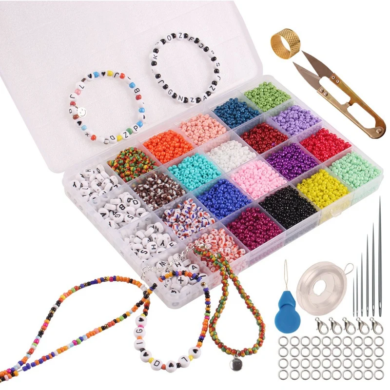 10000Pcs Glass Beads Letter Beads,Small Pony Stripe DIY Beads Assorted Kit For DIY Jewelry Making, Beading, Crafting
10000Pcs Glass Beads Letter Beads,Small Pony Stripe DIY Beads Assorted Kit For DIY Jewelry Making, Beading, Crafting