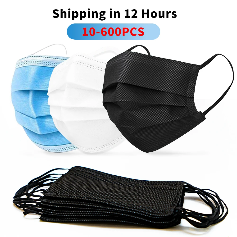 10-600Pcs Disposable Fabric Face Mask Anti-pollution Particle 3 Layers Nonwoven Filter Adult Facial Mouth Mask
10-600Pcs Disposable Fabric Face Mask Anti-pollution Particle 3 Layers Nonwoven Filter Adult Facial Mouth Mask