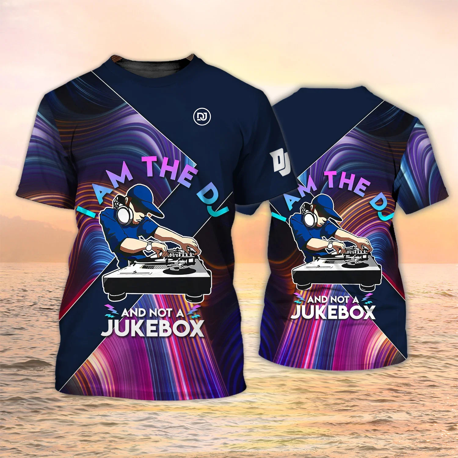 DJ Music New Pattern Polyester Men's Wear Short Sleeve T-Shirt Printed Clothes Round Neck Summer Leisure Originality Interest Sa
DJ Music New Pattern Polyester Men's Wear Short Sleeve T-Shirt Printed Clothes Round Neck Summer Leisure Originality Interest Sa