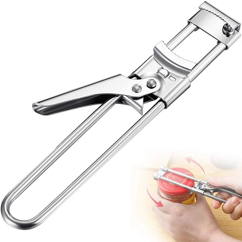 Jar Bottle Opener Adjustable Can Opener Stainless Steel Multifunctional Manual Jar Lid Opener Gripper Kitchen Accessories
Jar Bottle Opener Adjustable Can Opener Stainless Steel Multifunctional Manual Jar Lid Opener Gripper Kitchen Accessories