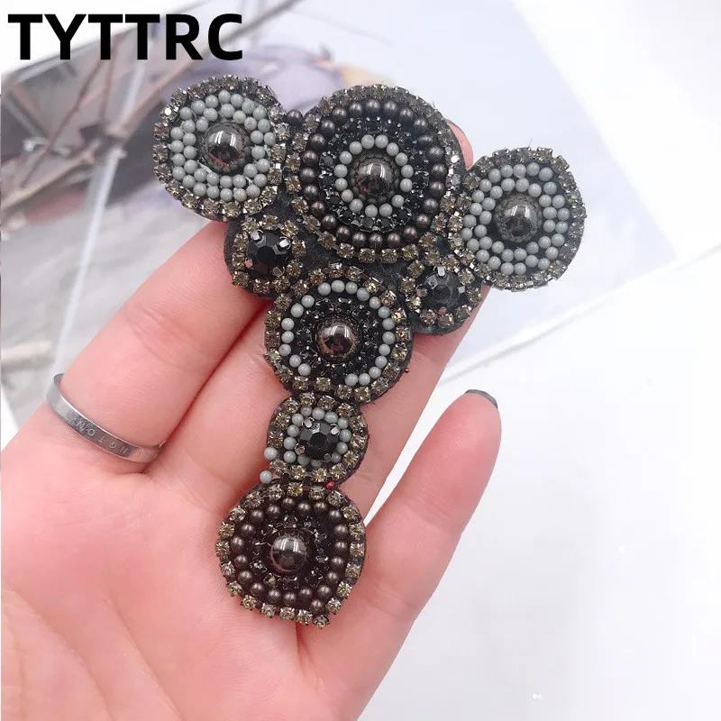 1PC DIY Black Bowtie Bridal Wedding Party Shoes Accessories For High Heels Shoes Manual Bead Rhinestone Shoe Decorations Flower
1PC DIY Black Bowtie Bridal Wedding Party Shoes Accessories For High Heels Shoes Manual Bead Rhinestone Shoe Decorations Flower