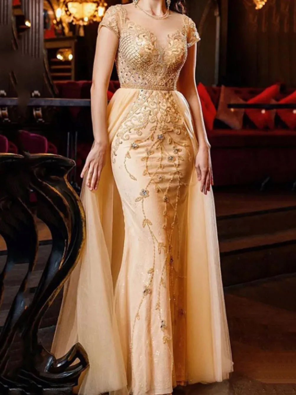 181 Fashion New In O-Neck Mermaid/Trumpet Birthday Formal Evening Dress/Bridal Engagement Party Prom Gowns Beads Free Shipping
181 Fashion New In O-Neck Mermaid/Trumpet Birthday Formal Evening Dress/Bridal Engagement Party Prom Gowns Beads Free Shipping