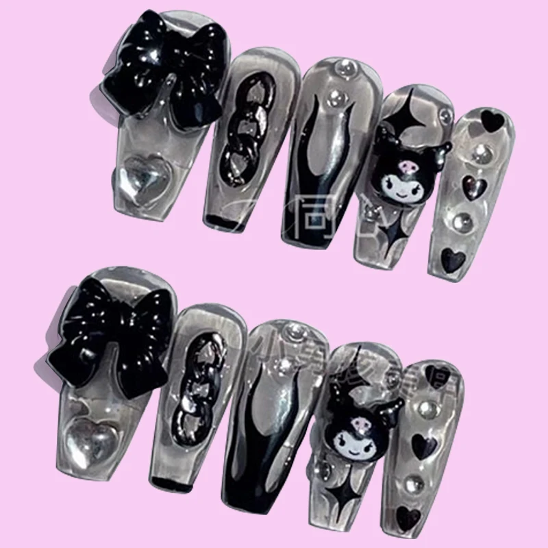 Sanrio аниме Kuromi Diy патч для ногтей Kawaii маникюрные наклейки для ногтей водонепроницаемые улучшения для ногтей съемный дизайн
Sanrio аниме Kuromi Diy патч для ногтей Kawaii маникюрные наклейки для ногтей водонепроницаемые улучшения для ногтей съемный дизайн