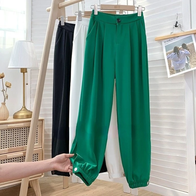 Summer Cargo Pants Women High Waist Casual Cropped Pants Vintage Y2k Streetwear Baggy Trousers Korean Fashion Joggers
Summer Cargo Pants Women High Waist Casual Cropped Pants Vintage Y2k Streetwear Baggy Trousers Korean Fashion Joggers